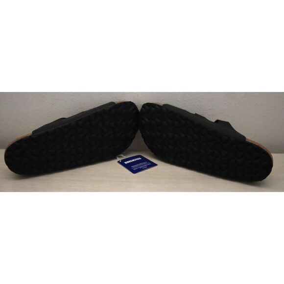 Birkenstock 0053011 WMN 39 US 8 Black Florida Soft Footbed Birko-Flor Sandal - Picture 4 of 14
